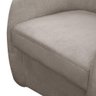 Poltrona Decorativa Orgânica Fly para Sala Recepção Estética Camarim Linho Creme Sofa Store - 3