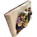 Ver imagem 4 de Presépio Estatueta Nascimento Jesus Livro Sagrado 3D 18x28cm