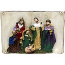 Ver imagem 3 de Presépio Estatueta Nascimento Jesus Livro Sagrado 3D 18x28cm