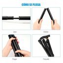 Ver imagem 5 de Bengala Retrátil Dobrável Ajustável Alum Tipo T de Ate 200kg:preto