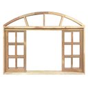 Ver imagem 1 de Janela de Madeira Vitro de Correr Quadriculado em Arco de Itaúba Batentes de 14 Cm-1.40(l)x1.00(a)