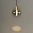 Ver imagem 4 de Lustre Pendente Skylight Spia 4090 19cm Led Bivolt Dourado e Âmbar