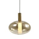 Ver imagem 2 de Lustre Pendente Skylight Spia 4090 19cm Led Bivolt Dourado e Âmbar