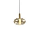 Ver imagem 1 de Lustre Pendente Skylight Spia 4090 19cm Led Bivolt Dourado e Âmbar