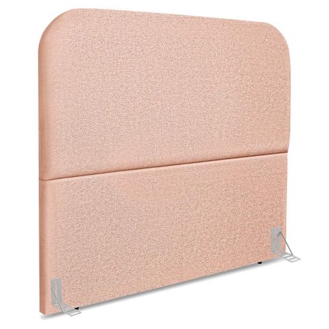 Cabeceira Queen 160 Cm com Frame Alana Linho Rose Artte