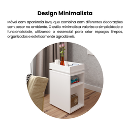 Mesa Lateral de Apoio Olivia Artely - 6