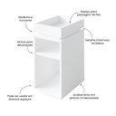 Ver imagem 5 de Mesa Lateral de Apoio Olivia Artely