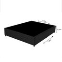 Ver imagem 4 de Base Box Para Colchão Casal Perola Negra Gazin 188x138cm
