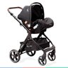 Conjunto Carrinho e Bebê Conforto Para Bebê 15Kg Travel System e Moisés Ts Kansas Preto Premium - 8