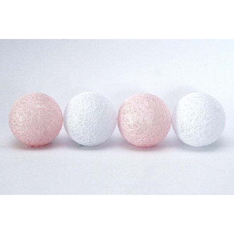 Cordão de luz rosa bebê - fio de luz fada 20 leds Ninis 16SW283