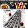 Kit 5 Pares Hashi Reutilizável Comida Japonesa Oriental Palitinho - 3