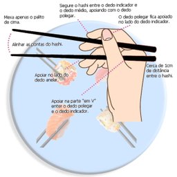 Kit 5 Pares Hashi Reutilizável Comida Japonesa Oriental Palitinho - 5