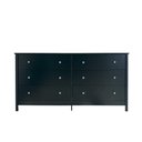 Ver imagem 1 de Cômoda Ditália 6 Gavetas Dm-221 Preto