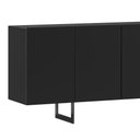 Ver imagem 6 de Buffet Aparador 160cm 4 Portas Melun N02 Preto - Mpozenato
