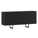 Ver imagem 1 de Buffet Aparador 160cm 4 Portas Melun N02 Preto - Mpozenato