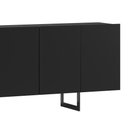 Ver imagem 7 de Buffet Aparador 160cm 4 Portas Melun N02 Preto - Mpozenato