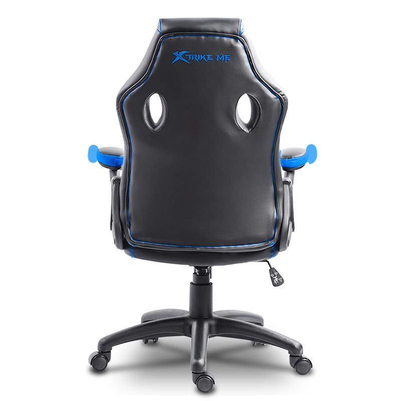 Cadeira Gamer XTRIKE ME GC-803 - Preto com Azul - 3