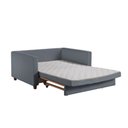 Ver imagem 4 de Sofá Cama Casal Marcelle 2 Lugares 150cm Linho Pé de Madeira - Talento Móveis