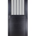 Ver imagem 1 de Porta Postigo Vidro Mini Boreal 210x90cm Topsul Esquadrisul Abertura Esquerda Preto