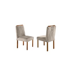 Conjunto Sala de Jantar 4 Lugares Mesa e Cadeiras Madeira Maciça Berlim - 4