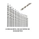 Ver imagem 2 de Kit 15 Brocas Aço Rápido Hss 1 a 12mm para Metais Completo