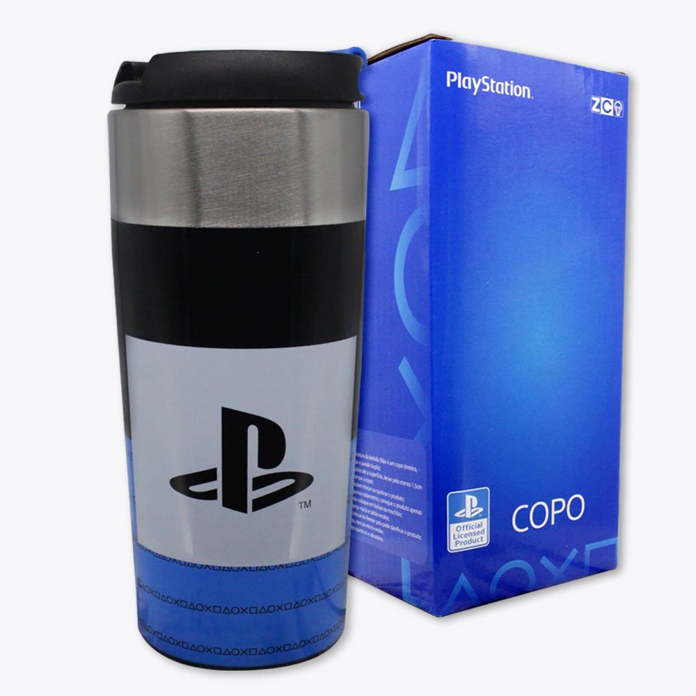 COPO VIAGEM PLAYSTATION SLIM SPIRIT OF PLAY 300ML - 1