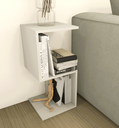 Ver imagem 2 de Móvel Multiuso Nichos Livros e Decorações 30x30x65 Branco