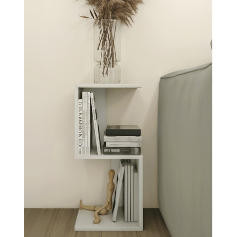 Móvel Multiuso Nichos Livros e Decorações 30x30x65 Branco