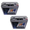 Kit 2 X Bateria Estacionária Moura 18ah 12v Mva-18 Nobreak - 1