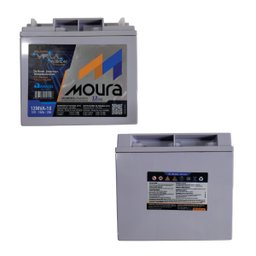 Kit 2 X Bateria Estacionária Moura 18ah 12v Mva-18 Nobreak - 2