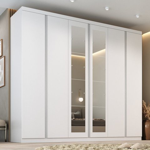 Guarda-roupa Casal com Espelho Monte Carlo