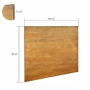 Ver imagem 3 de Painel de Parede em Madeira Maciça 160 X 125cm para Tv de até 65 Polegadas - Iaza Moveis