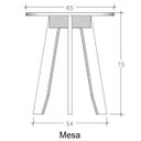 Ver imagem 4 de Conjunto Mesa e 4 Banquetas Colorido Suze