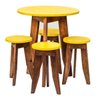 Conjunto Mesa e 4 Banquetas Colorido Suze - 3
