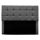 Ver imagem 1 de Cabeceira Estofada Cama Box Casal 160 Cm Clara Suede:cinza
