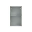 Ver imagem 2 de Armário Aéreo Madesa Lux 40cm 1 Porta Branco Cinza