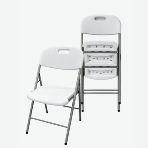 Cadeira Dobrável Dw Branca Ii Ws-c02