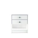 Ver imagem 6 de Mesa de Cabeceira com 02 Gavetas em MDF BRANCO - PEA Móveis