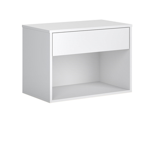 Mesinha Cabeceira 45cm Decore Quarto Pequeno Criado Quarto:branco