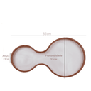 Ver imagem 2 de Pendente Lustre Violão Madeira 85cm Mel 110v/220v (bivolt)