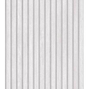 PAPEL DE PAREDE BOBINEX MADEIRA RIPADA CINZA