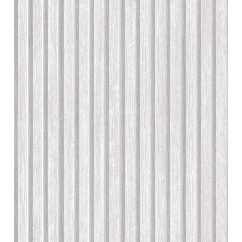 PAPEL DE PAREDE BOBINEX MADEIRA RIPADA CINZA