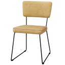 Ver imagem 6 de Kit 6 Cadeiras Decorativa Estofada para Sala de Jantar Allana L02 Couríssimo Casco Fendi - Lyam