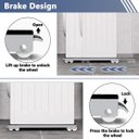 Ver imagem 3 de Suporte Móvel com Rodinhas para Geladeira e Fogão 200kg