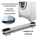 Ver mais imagens de Suporte Móvel com Rodinhas para Geladeira e Fogão 200kg