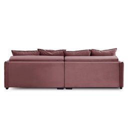 Sofá Cama Retrátil e Reclinável 2,10m com Molas Carol Veludo Rosê Adonai Estofados - 7