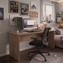 Ver imagem 2 de Mesa Computador/Notebook Diretor 150cm Castanho