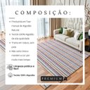 Ver imagem 5 de Tapete Sala Quarto Indiano Moderno Colorido Cru Geométrico 1,40 X 2,00 Antiderrapante