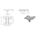 Ver imagem 2 de Kit 2 Suporte Multiuso Teto / Parede Bicromatizado Ref 31068