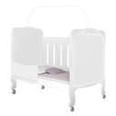 Ver imagem 7 de Jogo de Quarto Infantil Provence New com Guarda Roupa e Berço Branco Acetinado - Planet Baby